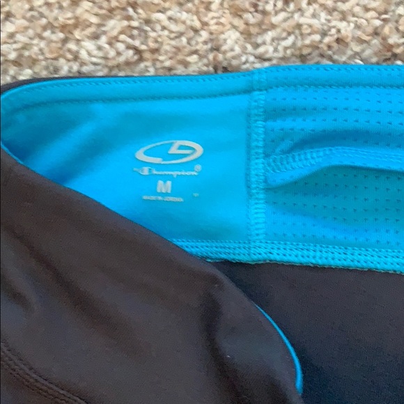 Champion size medium crop jogging yoga pants navy - Picture 2 of 5